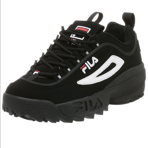 fila shoes men black